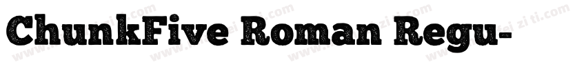 ChunkFive Roman Regu字体转换